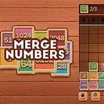 Graficzne przedstawienie planszy z liczbami na drewnianym tle, z aktywnym polem łączenia oznaczonym efektem świetlnym