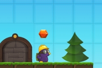 Moley wędruje przez las pełen przeszkód