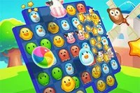 Zamieniaj kafelki i łącz słodkie zwierzaki, aby je wybuchać w tej uroczej