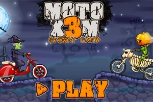 Moto X3M Spooky Land adds dirt bikes to Halloween!