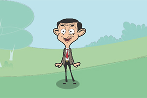 Jump on moving blocks and get as high as you can in the new official Mr Bean game!
