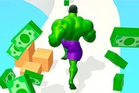 Przebijaj się przez ściany i rośnij w siłę w zabawnej grze Muscularny Bieg!