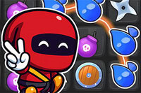 Ninja Spell Match to szybka gra łącząca match-3 i akcję ninja