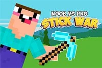 Noob vs Pro: Stick War to strategiczna gra 2D z Noobami.