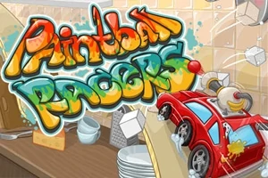 Beat all the racers while being bombarded with paint balls!