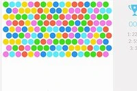 A Bubble Shooter game with a minimalistic design