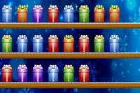 In the block erase game, Pick and Drop Match, you have to sort the gifts by