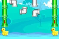 Help the rubber ducky escape from the pipes!