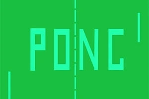 Classic old game of pong shoot the most points with your paddle and win