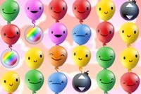 Przesuń 3 lub więcej balonów w tym samym kolorze, aby je zbić