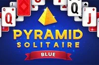 Zanurz się w świecie liczb w Pyramid Solitaire Blue!