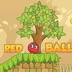 Collect the stars and lead the red ball to the exit