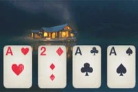 W Refuge Solitaire sortujemy zewnętrzne stosy do 8 talii na środku