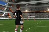Kopnij piłkę rugby przez słupki, aby zdobyć punkty