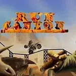 Mężczyzna trzymający cygaro patrzy na pojazd terenowy skaczący po rampie w kanionie na tle nieba