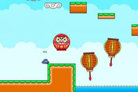 Działaj jako zwinny ninja w dynamicznej grze 2D parkour.