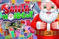 Gra Santa Haircut to zabawna gra o strzyżeniu z udziałem Świętego Mikołaja!