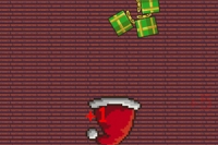 Pomóż Mikołajowi zbierać spadające prezenty, unikaj kamieni