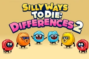 Kolorowe, uśmiechnięte postacie kreskówkowe na żółtym tle z dużym, kolorowym napisem u góry