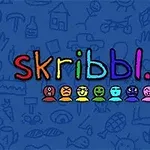 Kolorowy napis skribbl