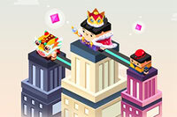 Dołącz do ucieczki z wieżowca na wieżowiec, rozciągając most