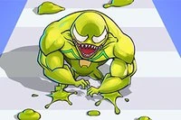 Bohaterski slime postanowił ocalić miasto