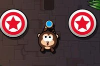 Pomóż małym zwierzakom wspinać się w górę, unikając przeszkód i