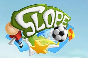 Roll your football through endless amounts of goals in Slope!