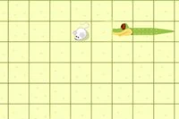 Prowadź węża po mapie, szukając jedzenia i unikaj przeszkód