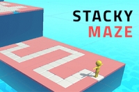 Stacky Maze to gra o zbieraniu kostek