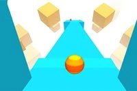 Zejdź z platformy, omijając różnorodne przeszkody.