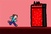 Steveman w 2. serii musi przetrwać w świecie lawy, zobaczymy czy da radę!