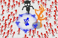 Unikaj ataków i zbieraj ulepszenia, by przetrwać bitwy gladiatorów