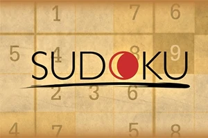 Napisy Sudoku na tle siatki z cyframi