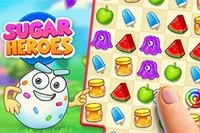Sugar Heroes witają cię w naszej nowej, świetnej grze logicznej typu match 3!