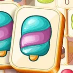 Dwa kafelki z wizerunkiem lodów w niebiesko-fioletowych kolorach na tle innych kafelków