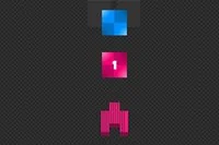 Kolorowe kafelki spadają, aż czołg zostanie zgnieciony