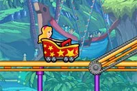 Zabawa tej dziewczyny w parku rozrywki zeszła z torów!