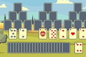 Remove all cards and reveal the three towers