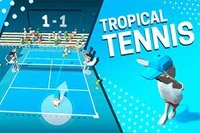 Tropical Tennis to wciągająca i zabawna gra sportowa.