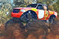 Oto gra akrobatyczna z monster truckami w 3D