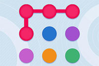 Połącz kolorowe kropki