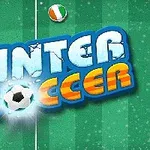 Logo z napisem Winter Soccer na zielonym tle z piłkarskimi symbolami, ozdobione elementami flag Czech i Irlandii
