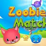 Classic Match 3 game with the Zoobies